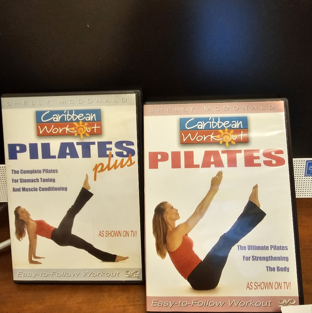 (2) PILATES COMPLETE WORKOUT DVDS